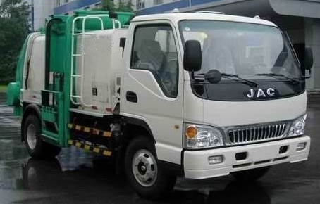 waste food collection truck