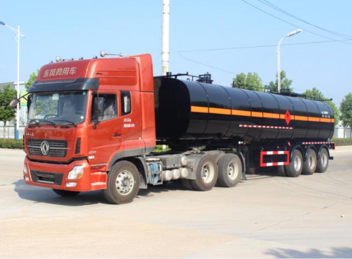 40,000 liters 3 axle coal tar oil tank semi-trailer