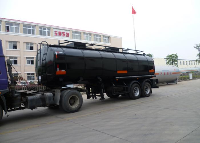 2 axle 30CBM coal tar oil insulation tank semi-trailer