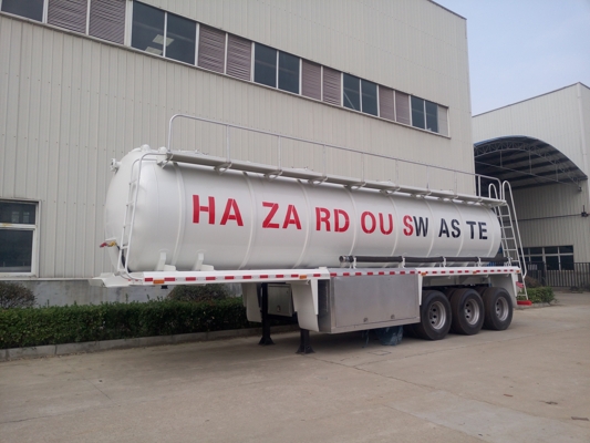 30,000 liters waste water suction tank semi trailer