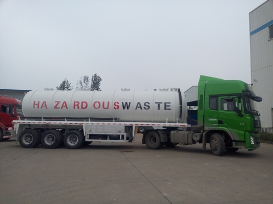 Vacuum suction sewage tanker trailer 35,000 liters