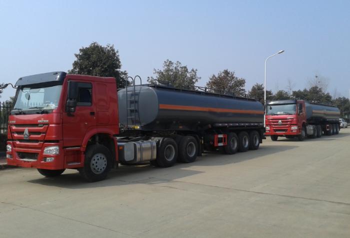30000 Liters Dilute sulphuric acid tank semi-trailer