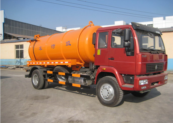 HOWO 10m3 vacuum sewage suction truck