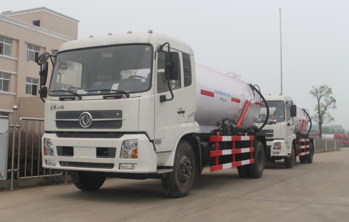 Dongfeng 10CBM vacuum suction tank truck