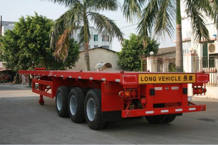 3 axle 40FT container flat bed semi-trailer