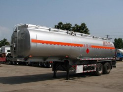 30 CBM 2 axles ISO petrol tank trailer sales in Tanzania