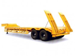 tandem axles 35 tons lowbed trailer