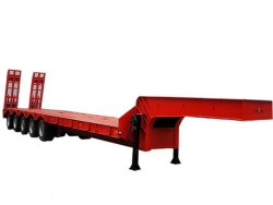 70 tons 5 axles straight beam lowbed semi trailer