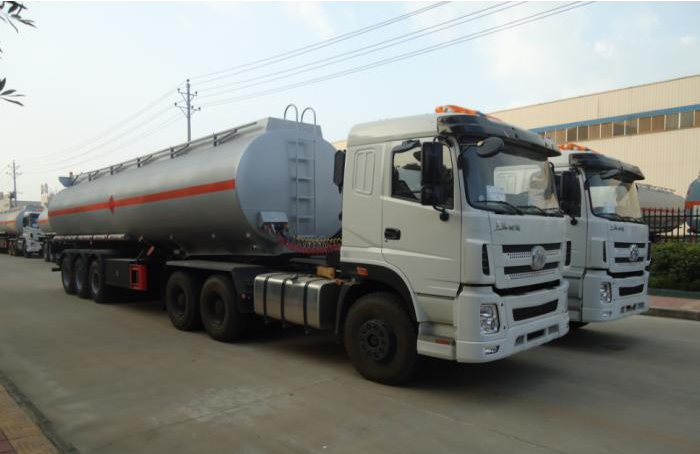 45000 Liters stainless steel ethonal tanker semi